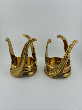 PartyLite solid brass Decorative candle holder